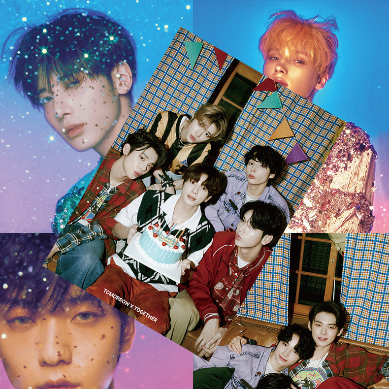 Tomorrow X Cùng Nhau Poster 1 Bộ 8 Nhóm Bé Trai Hàn Quốc TXT Hàng Hóa Hình Ngôi Sao Dán Tường 2026.3