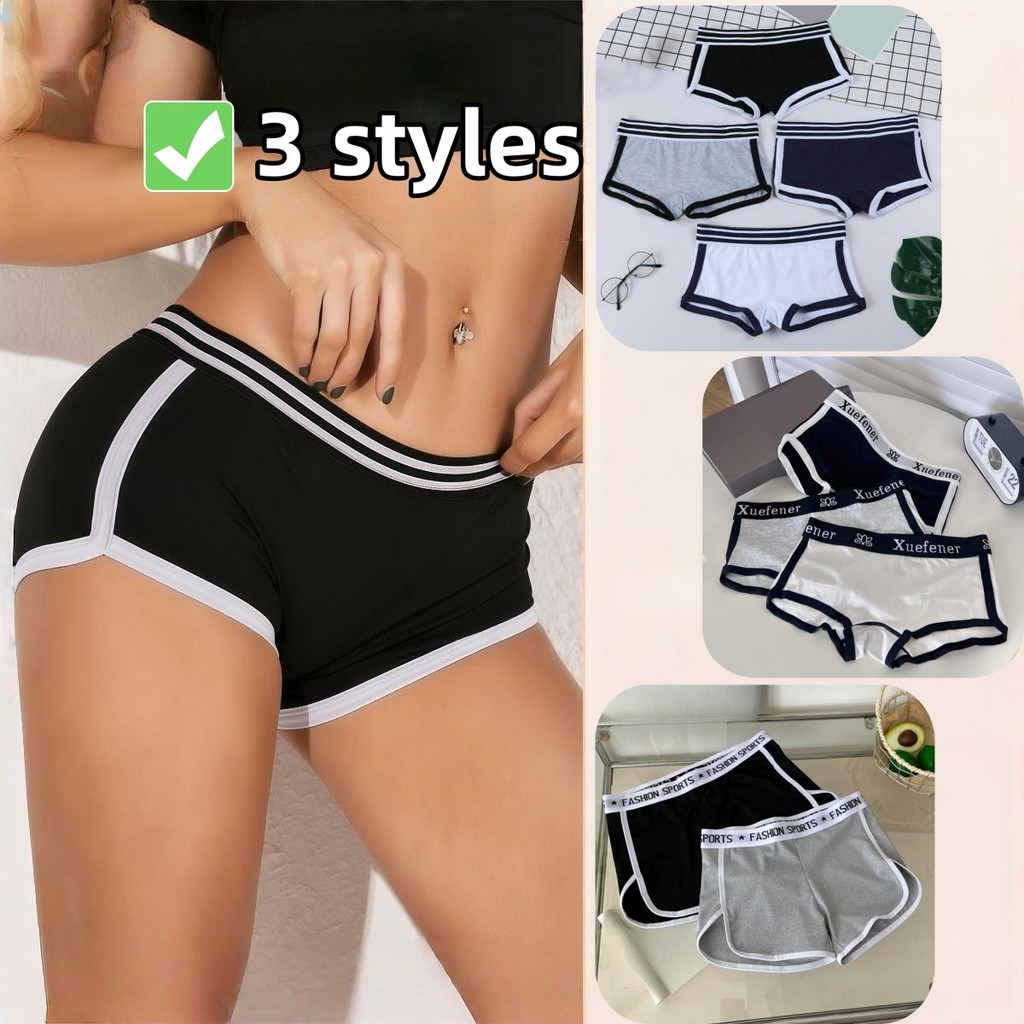 Quần short Boxer thể thao nữ Độ đàn hồi cao Quần lót Boxer eo thấp