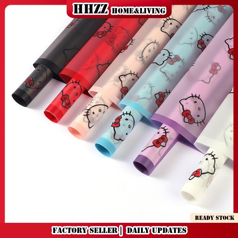 Matte Frosted KT Magic Edge Giấy Gói 20 Chiếc Hoa Chống Thấm Nước Bao Bì Giấy Thủ Công Trang Trí