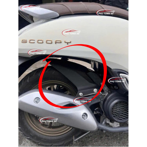Dè Con Chắn Bùn Xe Scoopy 110 (2016-2025) Kèm Pát Sắt Ốc Lông Đền – Phụ Kiện Gắn Xe Máy