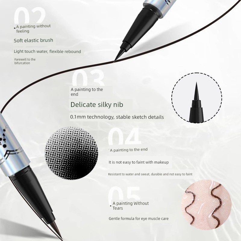 DEZONE DEZONE DEZONE DEZONE Bút Kẻ Mắt Màu Chống Thấm Nước Chống lem Chống Mồ Hôi Lâu Siêu