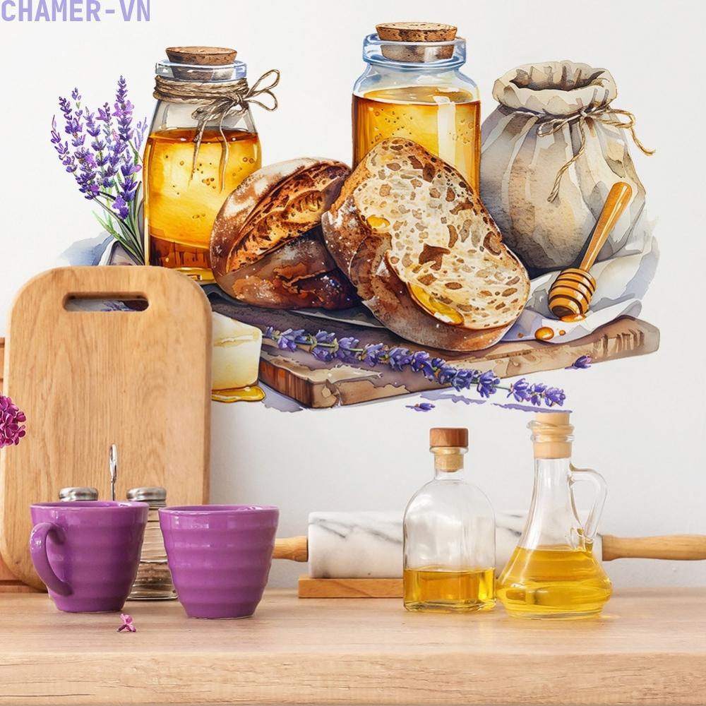 【CHAMER】Healing Food Wall Sticker Kitchen Dining Room Decoration PVC Waterproof Modern【HomeLiving】