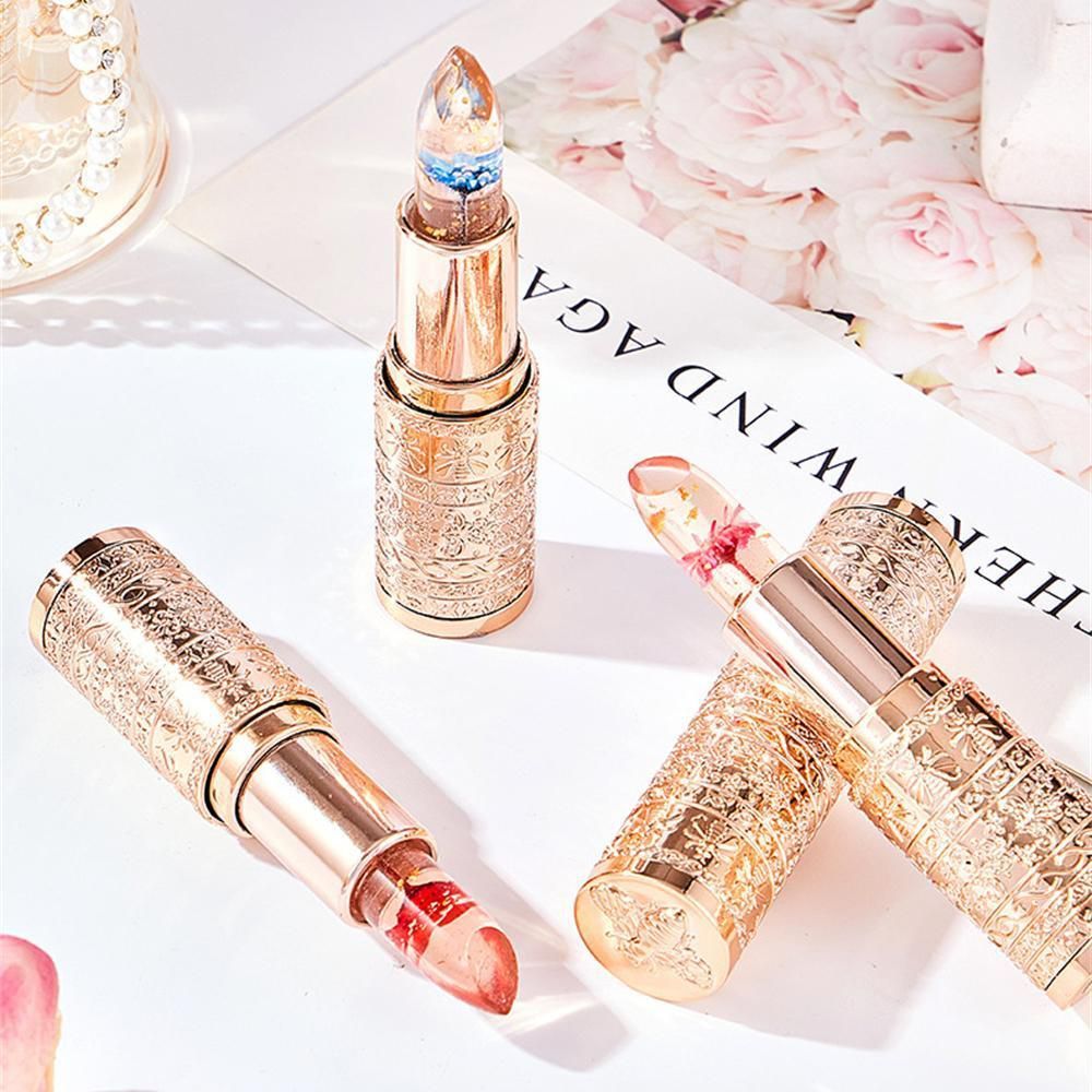 Son môi đổi màu hoa trong suốt XRoland, Son môi thơm nhẹ lâu trôi, Son môi dưỡng ẩm ấm áp, Trang điể