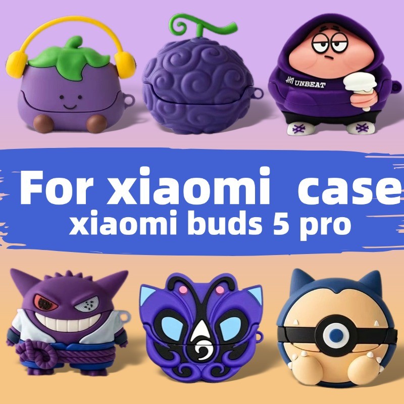 Dành Cho Xiaomi Buds 5 Pro Vỏ Tai Nghe Chống Sốc Xiaomi Buds 5 Pro Vỏ Silicon Chống Sốc