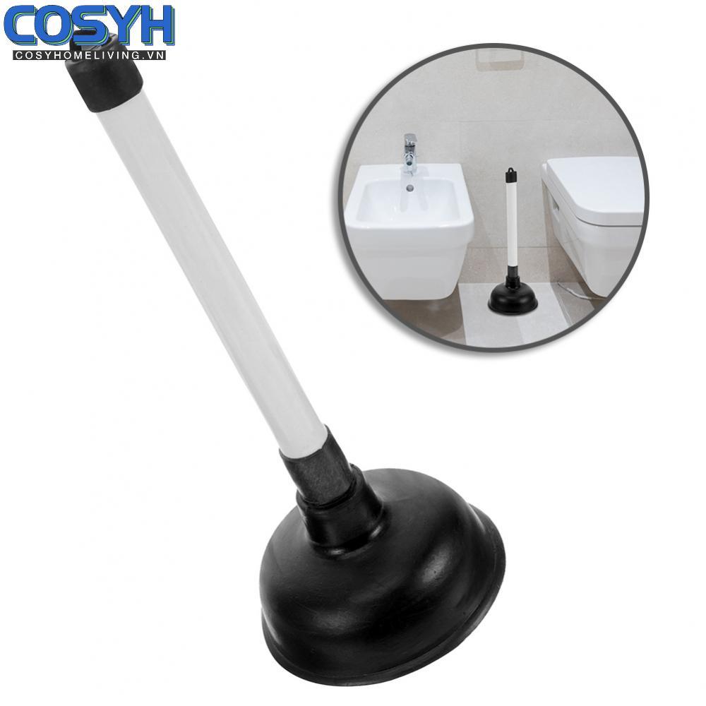 <cosyh>Sturdy For Sink and Toilet Plunger with Extended Handle for Effective Unclogging