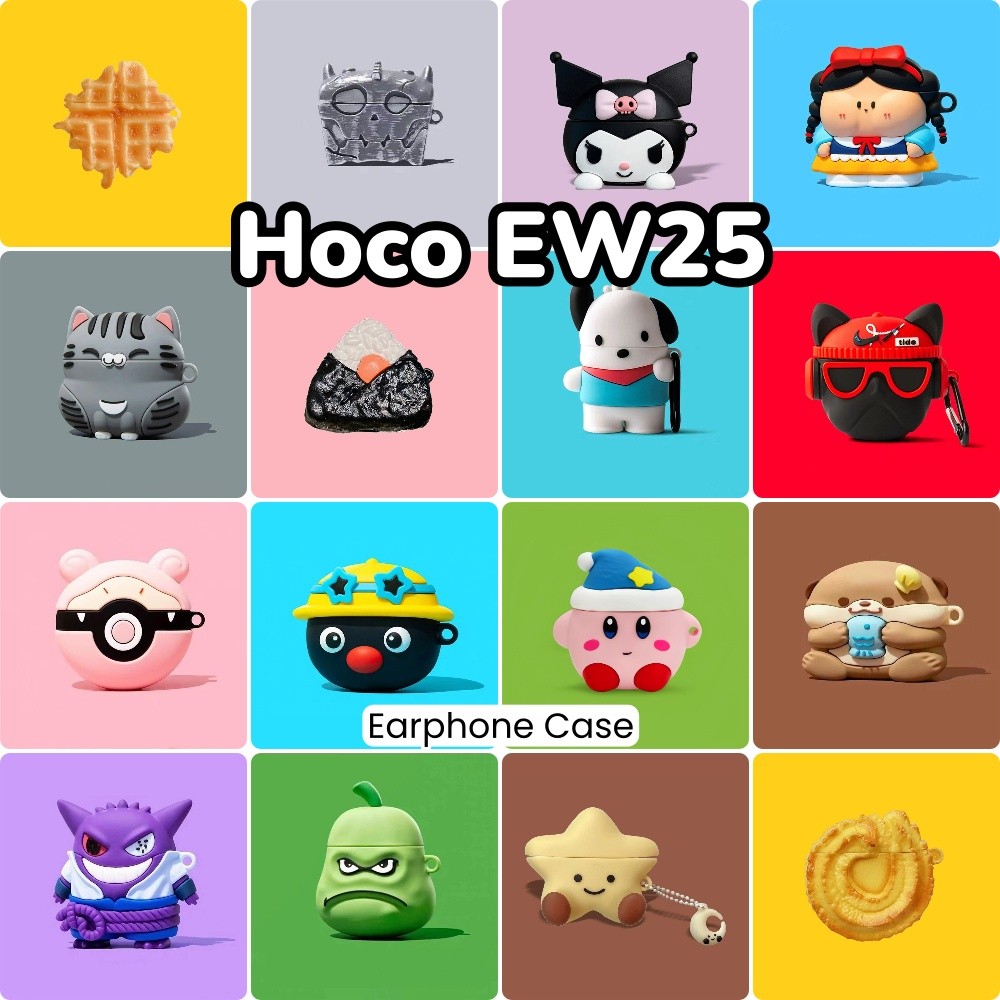 Hàng có sẵnDành Cho Hoco EW25 Ốp Lưng Silicon Mềm Sáng Tạo Hoạt Hình Tai Nghe Ốp Lưng NO.7