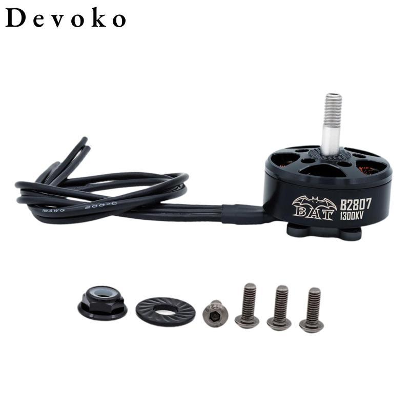 Động cơ không chổi than B2807 1300kv Trục hợp kim nhẹ hiệu suất cao cho máy bay