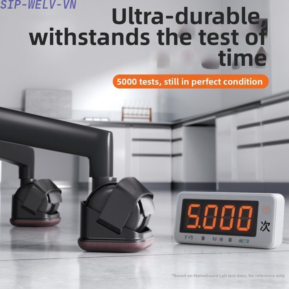 {WELV}Non Slip Felt Chair Leg Covers Anti Scratch Floor Protectors for Office Chairs