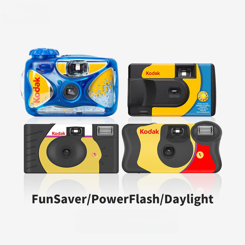 Máy ảnh phim dùng một lần Kodak funsaver powerflash Ánh sáng ban ngày