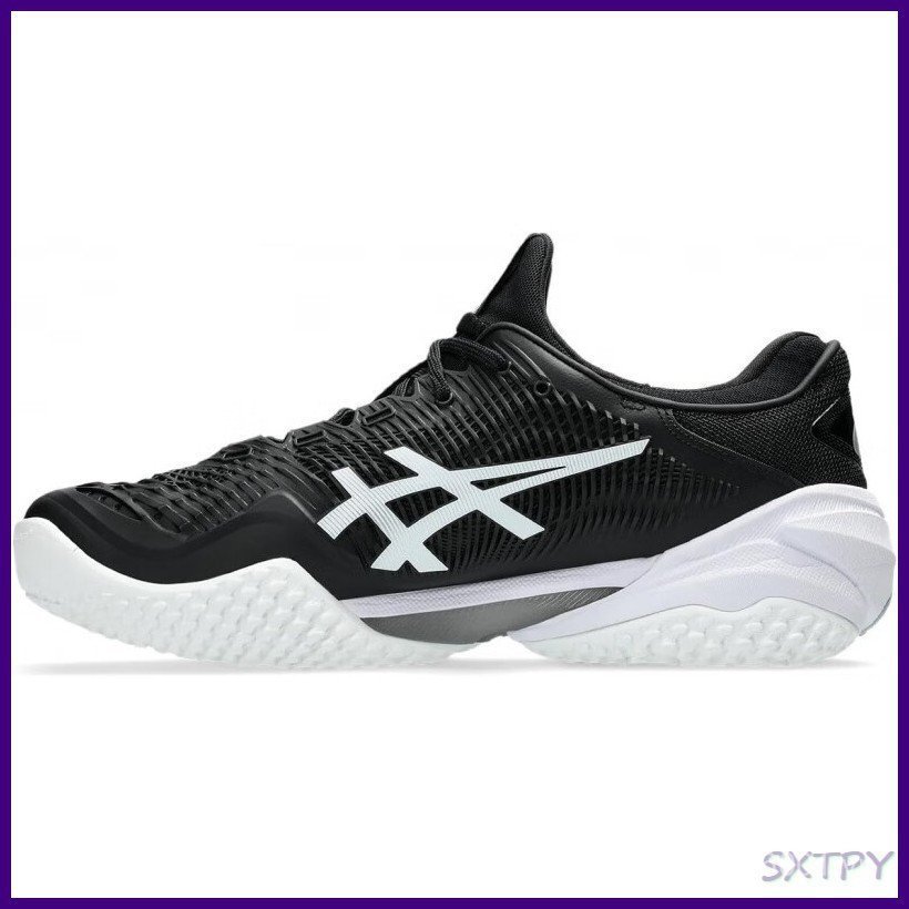 Giày Tennis Court FF3 Novak Djokovic cho nam và nữ - màu đen trắng