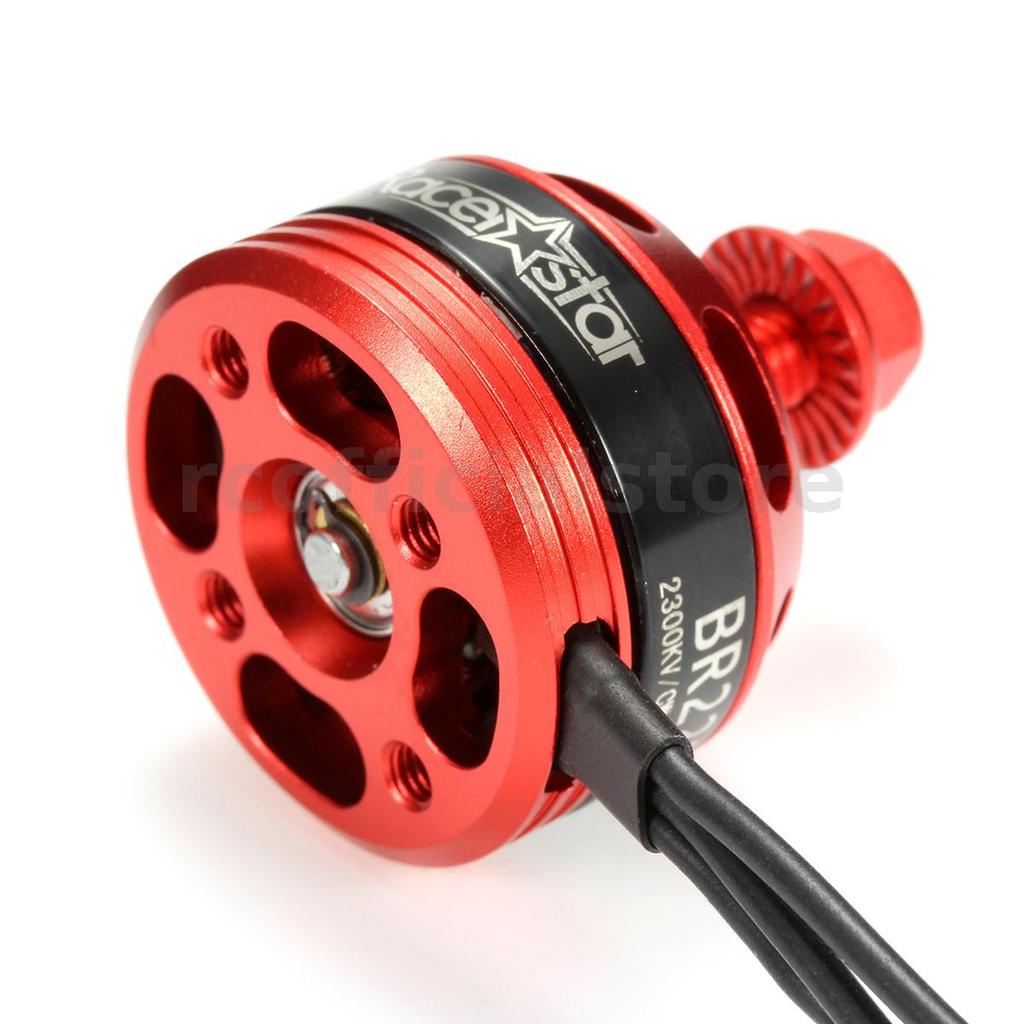 Racerstar Racing Edition 2205 BR2205 2300KV 2-4S Động cơ không chổi than màu đỏ cho 220 250 RC Drone