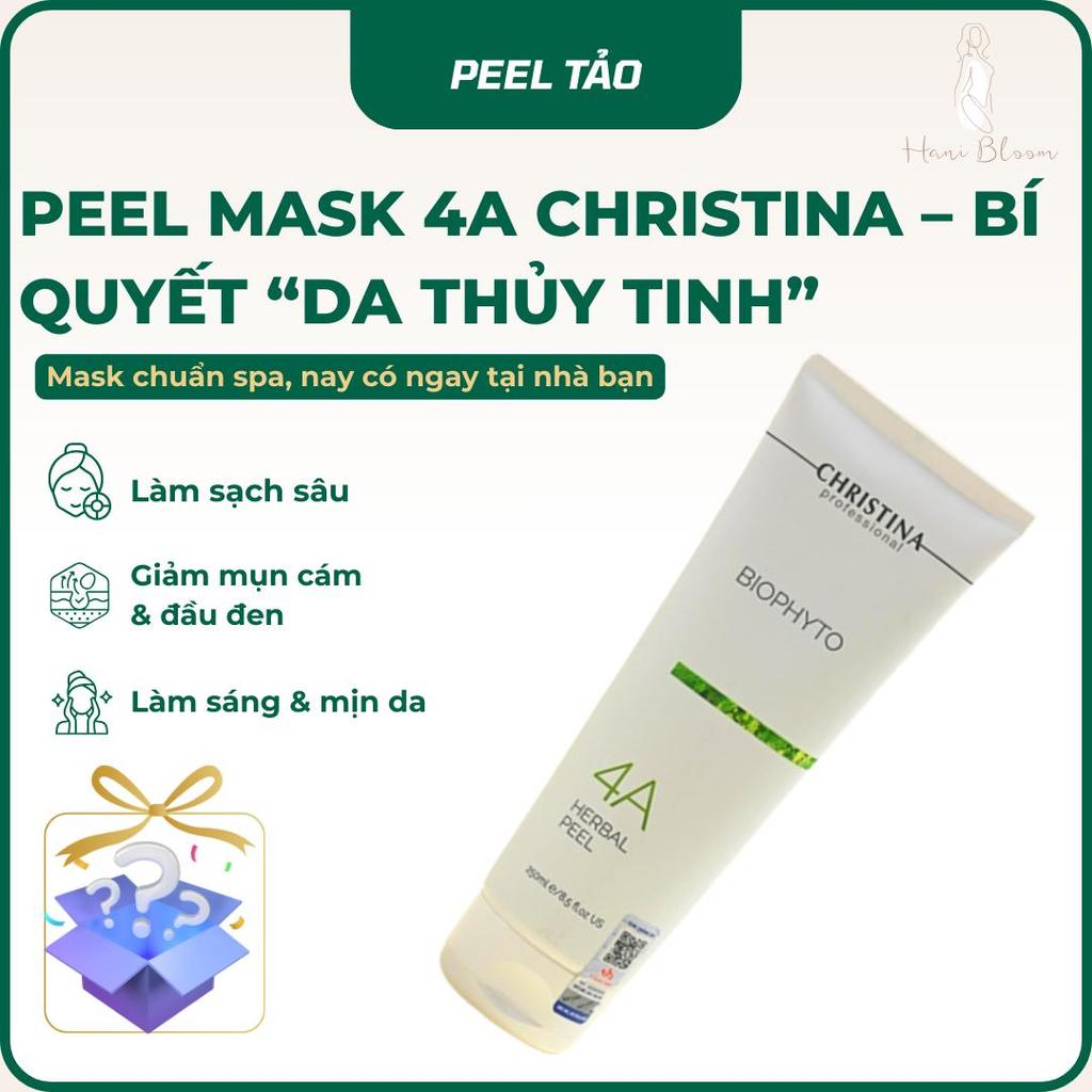 Peel Mask Christina 4A – Da Thủy Tinh, Xóa Mụn Cám Đầu Đen, Trắng Sáng Tự Nhiên