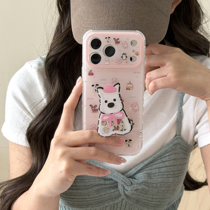 Dành Cho iPhone 17pro Phong Cách Mới iPhone16promax Hai Lớp iPhone15pro Hoạt Hình 14 Vỏ Mềm 17promax