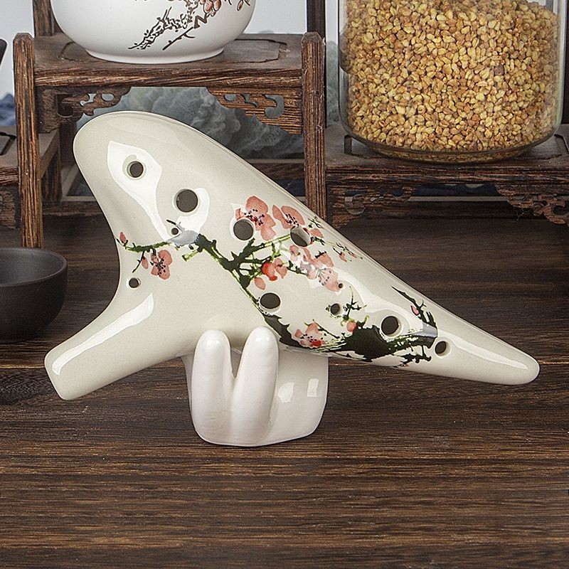 Ocarina 12 lỗ alto C key AC đầu vào cấp sáo st Ocarina 12 lỗ alto C key AC Giới thiệu sáo mới bắt đầ