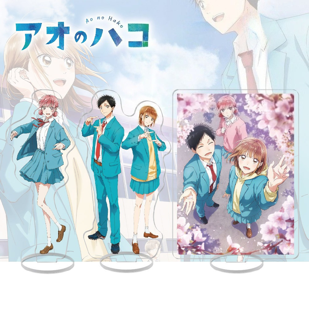 Manga Blue Box Acrylic Stand Taiki Inomata Chinatsu Kano Figure Model Collection Gifts Decoration