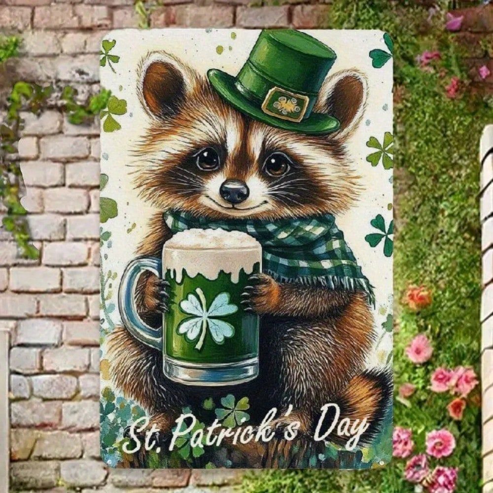 CIFbuy Retro St Patricks Ngày Kim Loại Ký Ireland Pub Trang Trí Tường Thanh Quán Cà Phê Nhà Để Xe Ng