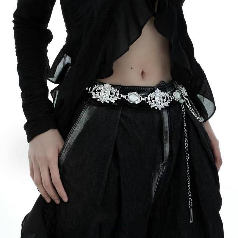 Cat God Retro Tassels Waist Chain Sweet Cool Hot Girl Special-Interest Design Cold Style High Sense 