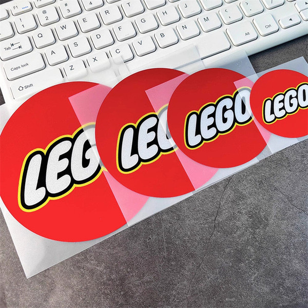 Lego đồ chơi lego LOGO mặt sau sửa kính dán xe ô tô decal mũ bảo hiểm xe máy điện giấy dán trang trí