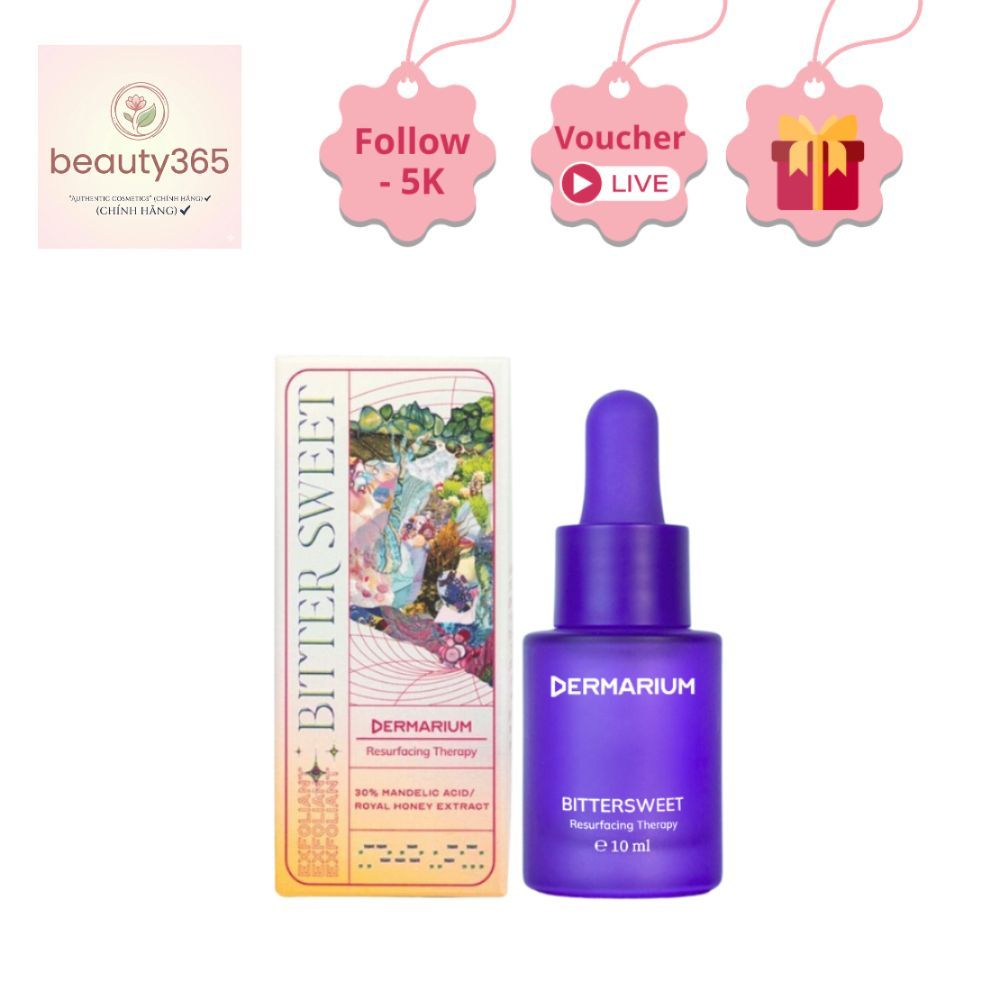 Tẩy tế bào chết Dermarium Bitter Sweet thay da hoá học tại nhà , tẩy da chết, làm sáng da 10ml