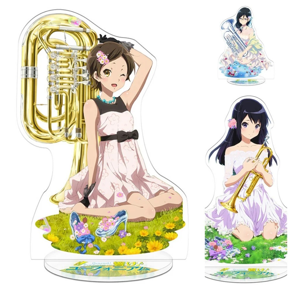 Mô Hình Standee Anime Hibike Euphonium Sound Euphonium Chất Liệu Acrylic Cao 15cm Trang Trí Bàn Học 
