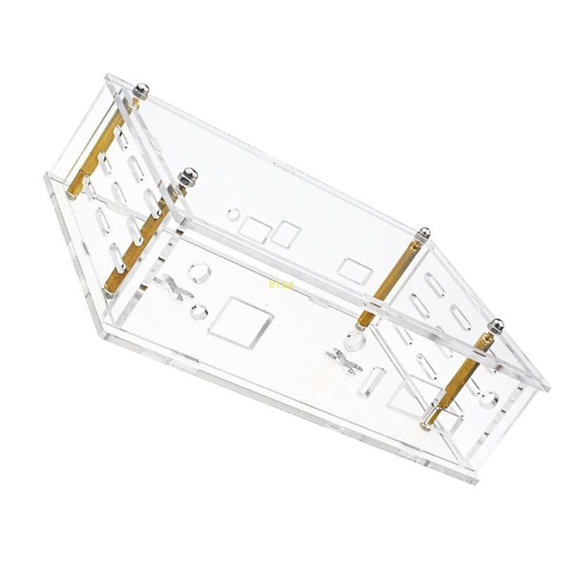 Btsg Clear View Acrylic Shell Case cho Banana Pi OpenWrtOne Giám sát dễ dàng tình trạng và kết nối b