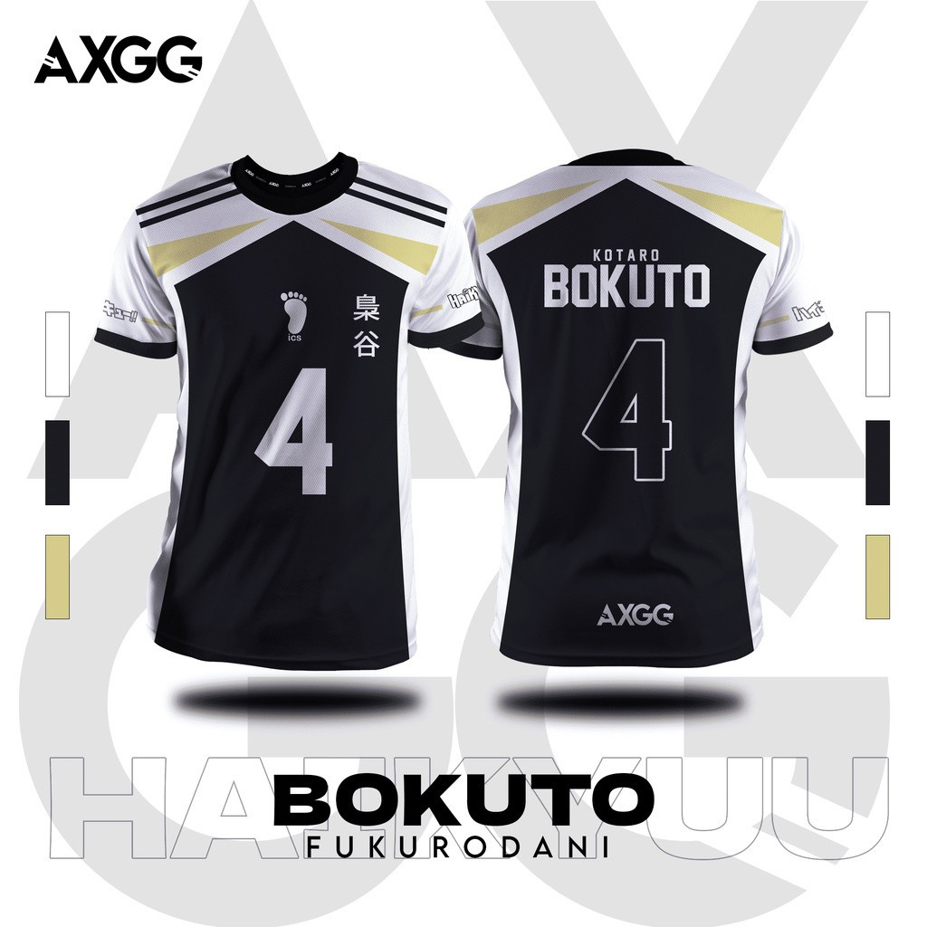 Áo sơ mi Anime AXGG 'Haikyuu Fukurodani Bokuto'