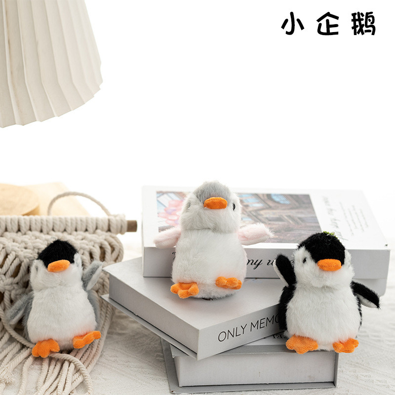 Adorable plush penguin keychain, plush toy, costume doll, and activity bag accessory3z Baby LCKW