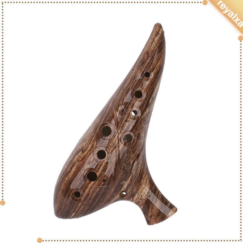12 Lỗ Ocarina PP Nhựa Alto C Phong Cách Mini Nhạc Cụ Di Động Thủ Công Cho Người Yêu Âm Nhạc Người Lớ