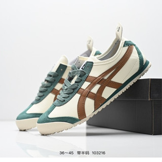 Mẫu Mới Onitsuka Nam Nữ Giày MEXICO 66 SLIPON Giày Lười Giày Đế Bằng MWUG
