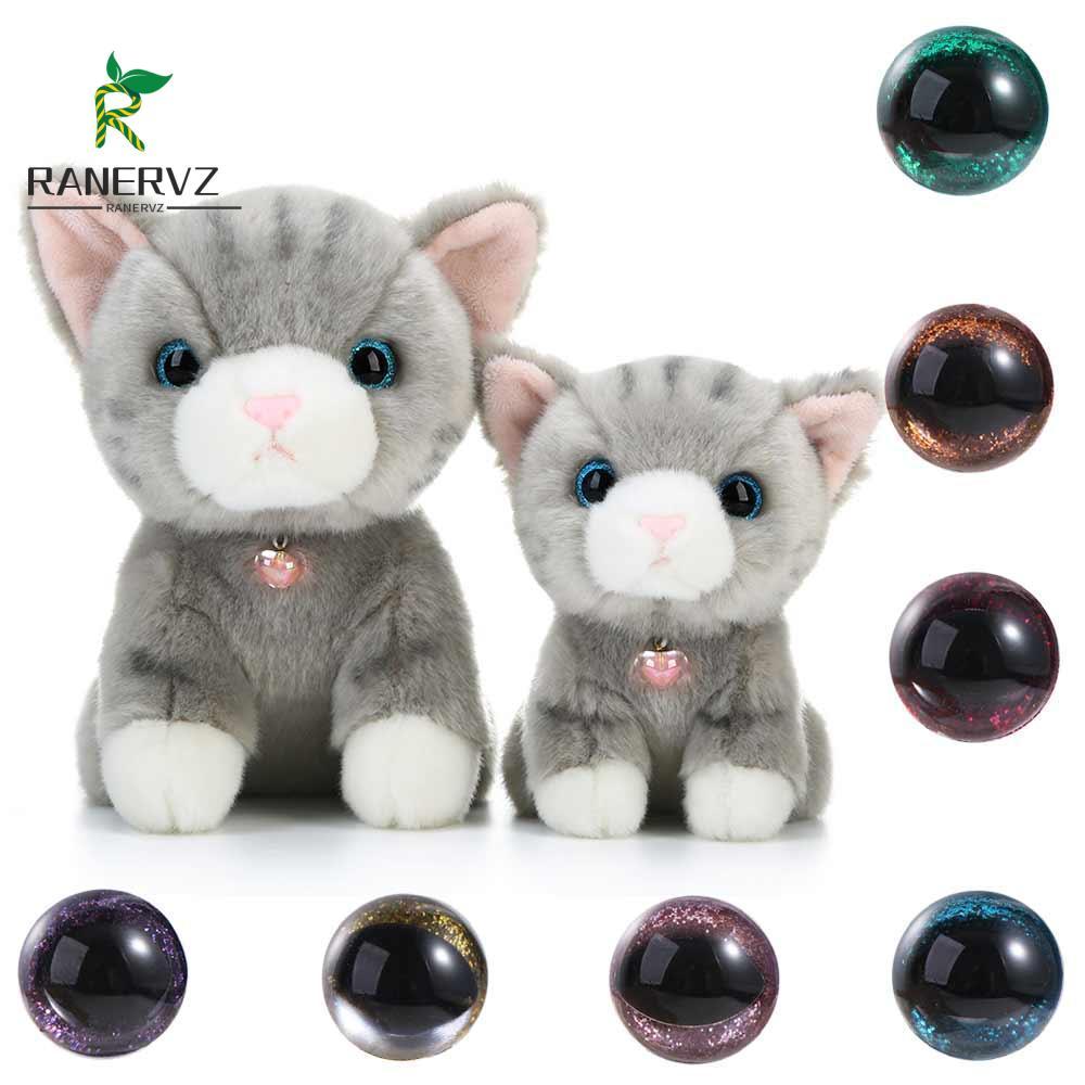 RANERVZ Mắt An Toàn Cho Amigurumi, Mắt Thú Nhồi Bông Mắt Mèo Mắt An Toàn Cho Móc, Phụ Kiện Đồ Chơi B