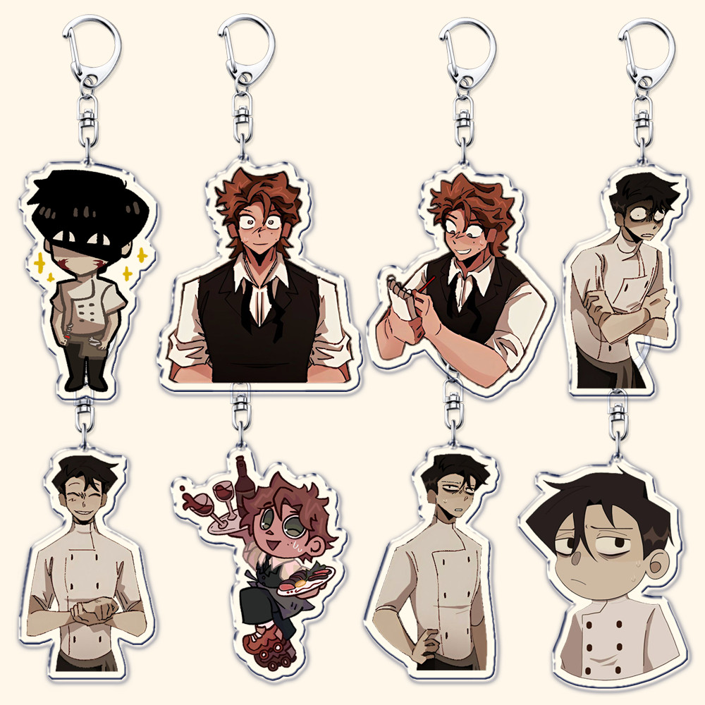 Popular Game Dead Plate Keychains for Accessories Bag Vincent Charbonneau Rody Lamoree Keyrings Jewe