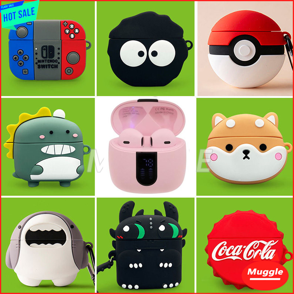 Vỏ bảo vệ TWS AVA + FreeGo Y50 Vỏ bảo vệ hoạt hình AVA + FreeGo Y50  Ốp Vỏ bảo vệ tai nghe AVA + Fre