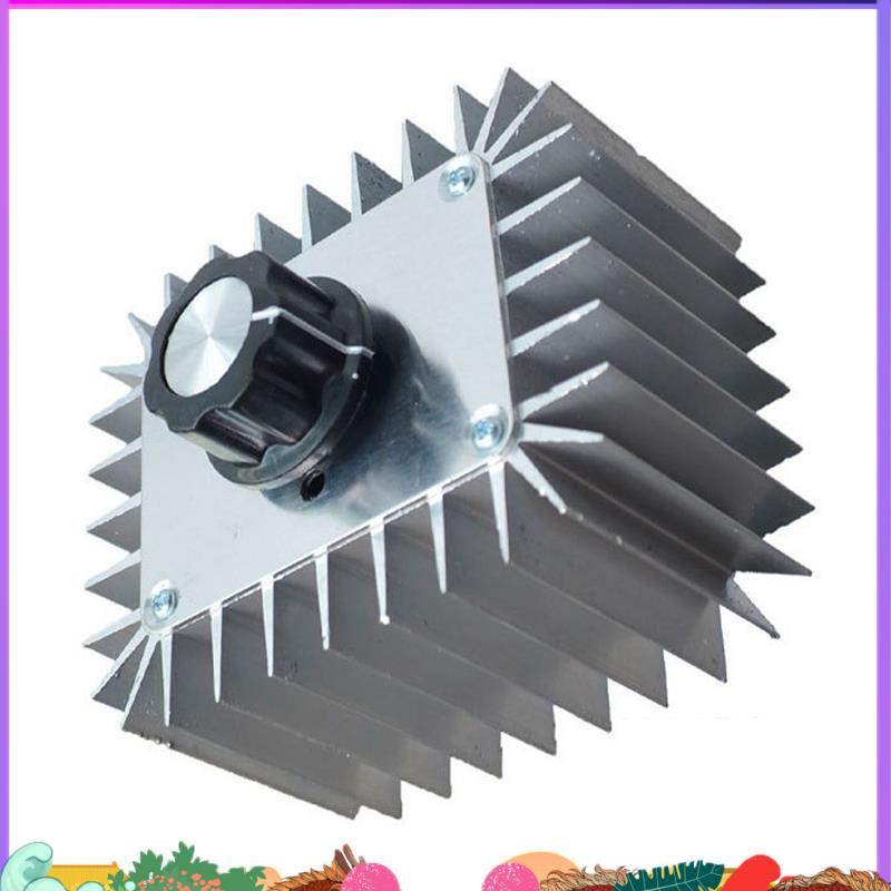 AC 220V 5000W SCR Bộ điều chỉnh điện áp Bộ điều khiển tốc độ động cơ Đèn làm mờ mờ Bộ điều chỉnh tốc