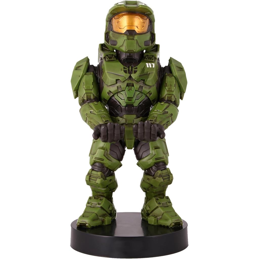 Cable Guys - Halo Figures Master Chief Giá đỡ phụ kiện chơi game vô hạn & Giá đỡ điện thoại cho hầu 