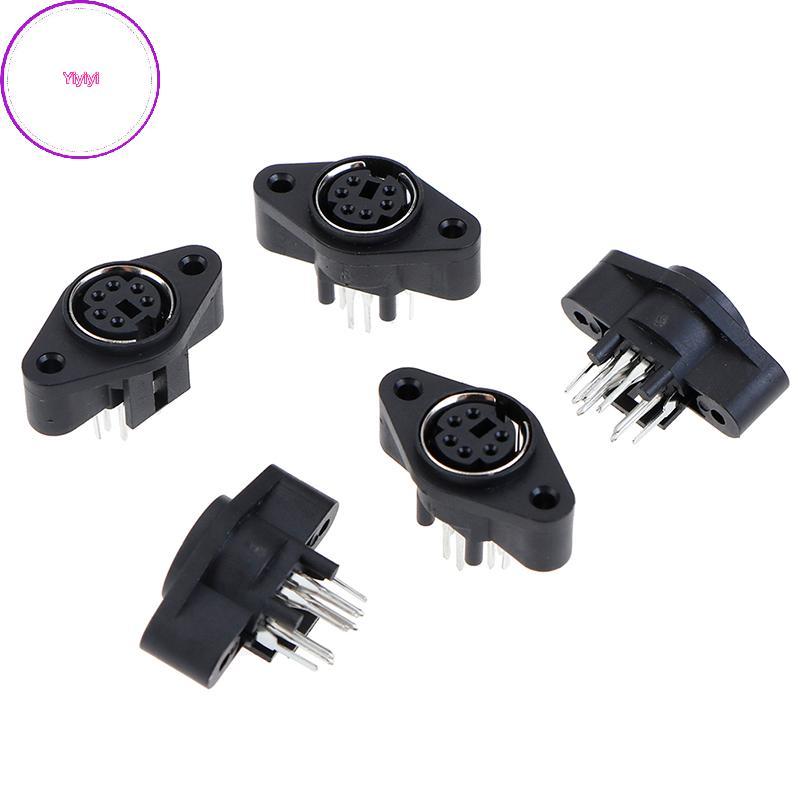 Yiyi 5 CÁI MDC / S Terminal Soet DIN Ja Connector Mini PS2 6Pin 6P Soet VN