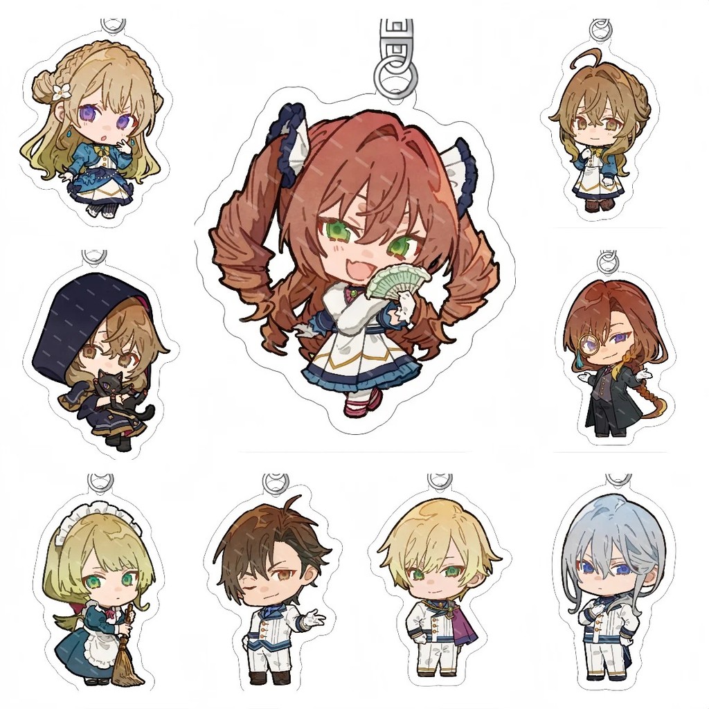 Móc khóa Anime Silent Witch Phù Thủy Tĩnh Lặng Monica Everett Felix Ark Ridill Mica Acrylic In Hình 