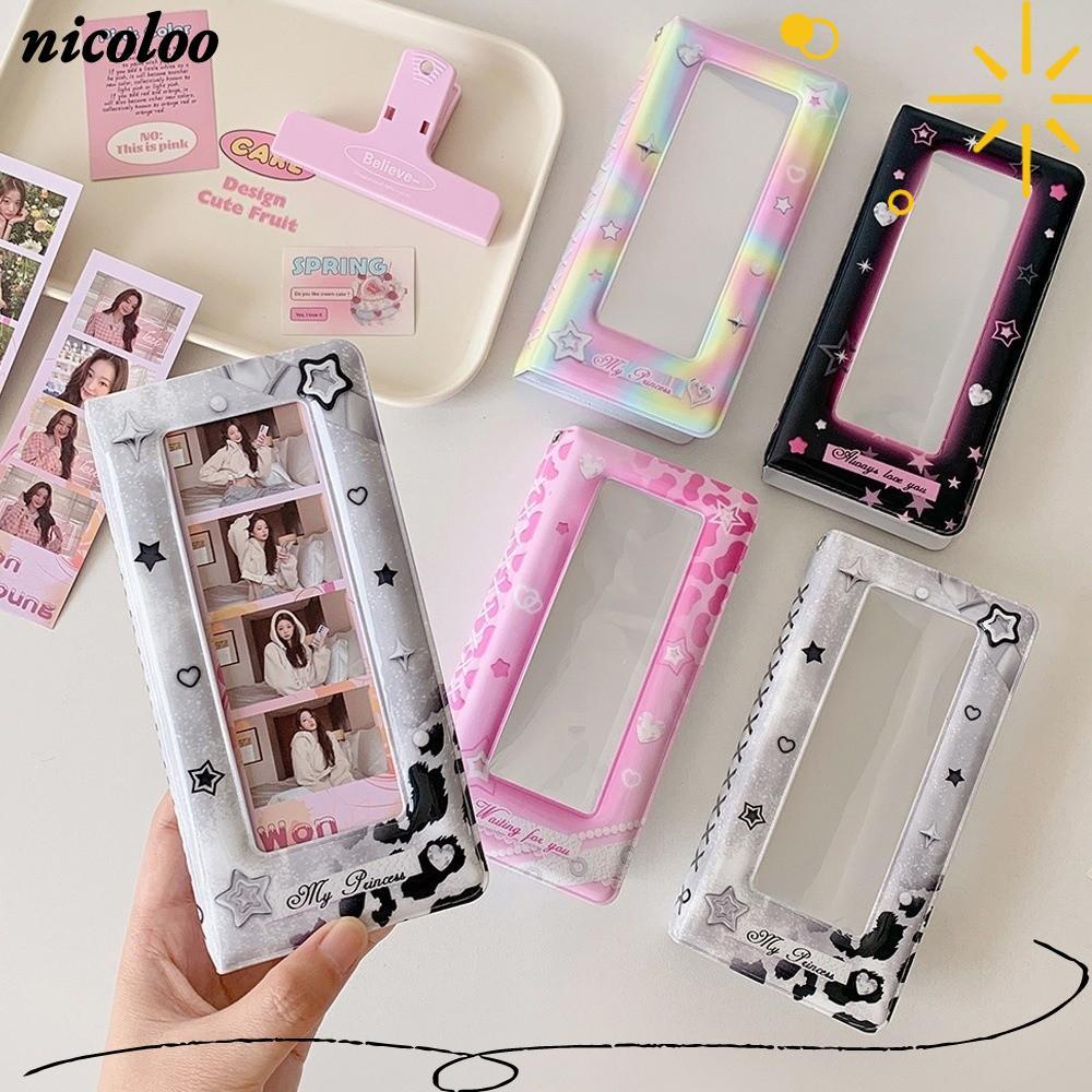 NICOLOO Photocard Binder Album, Thiết kế rỗng Thu thập ảnh Hộp đựng sách ảnh, Chất lượng 20 trang 40