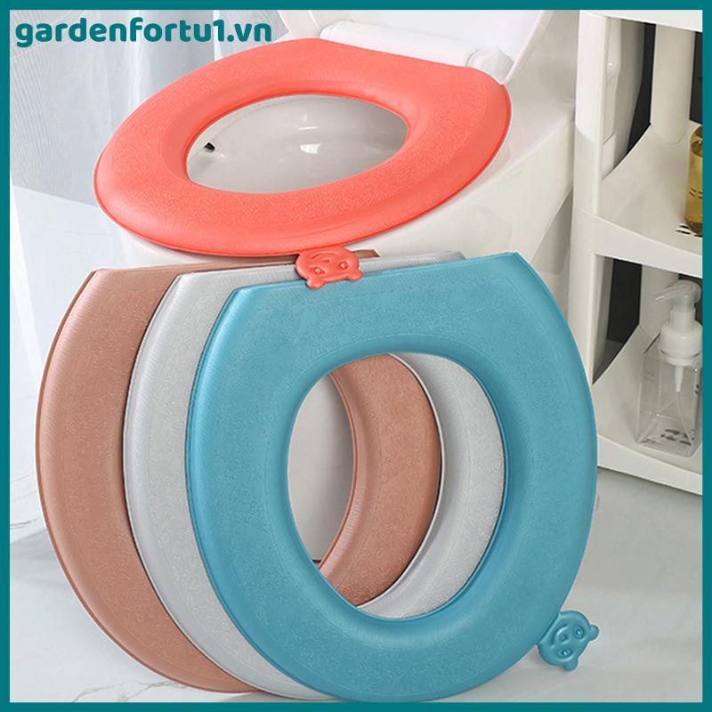 GAR 1Pc EVA Chống Thấm Nước Bồn Cầu Bọc Thiên Tính Bốn Mùa Đa Năng Bồn Cầu Đệm Dán Loại Đệm Vệ Sinh 