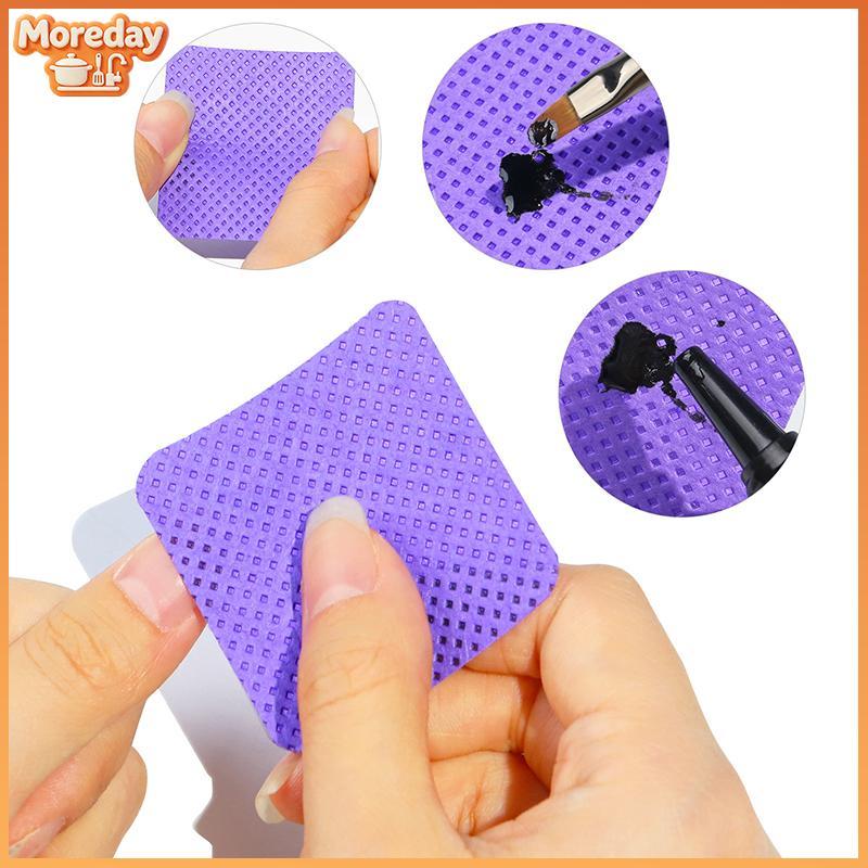 MOD Lint Free Khăn lau móng tay, 300 Khăn lau keo nối mi, Miếng lau keo mi, Khăn lau dính, Miếng bôn