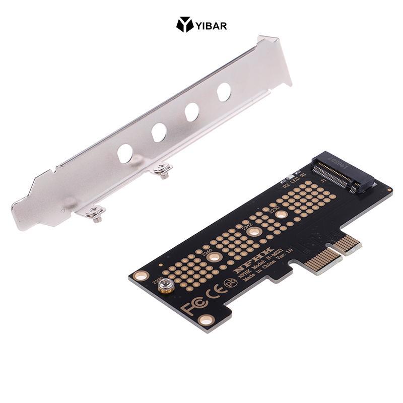 YIBAR NVMe PCIe x4 x2 M.2 NGFF SSD sang PCIe x1 chuyển đổi thẻ chuyển đổi PCIe x1 sang M.2 Mới
