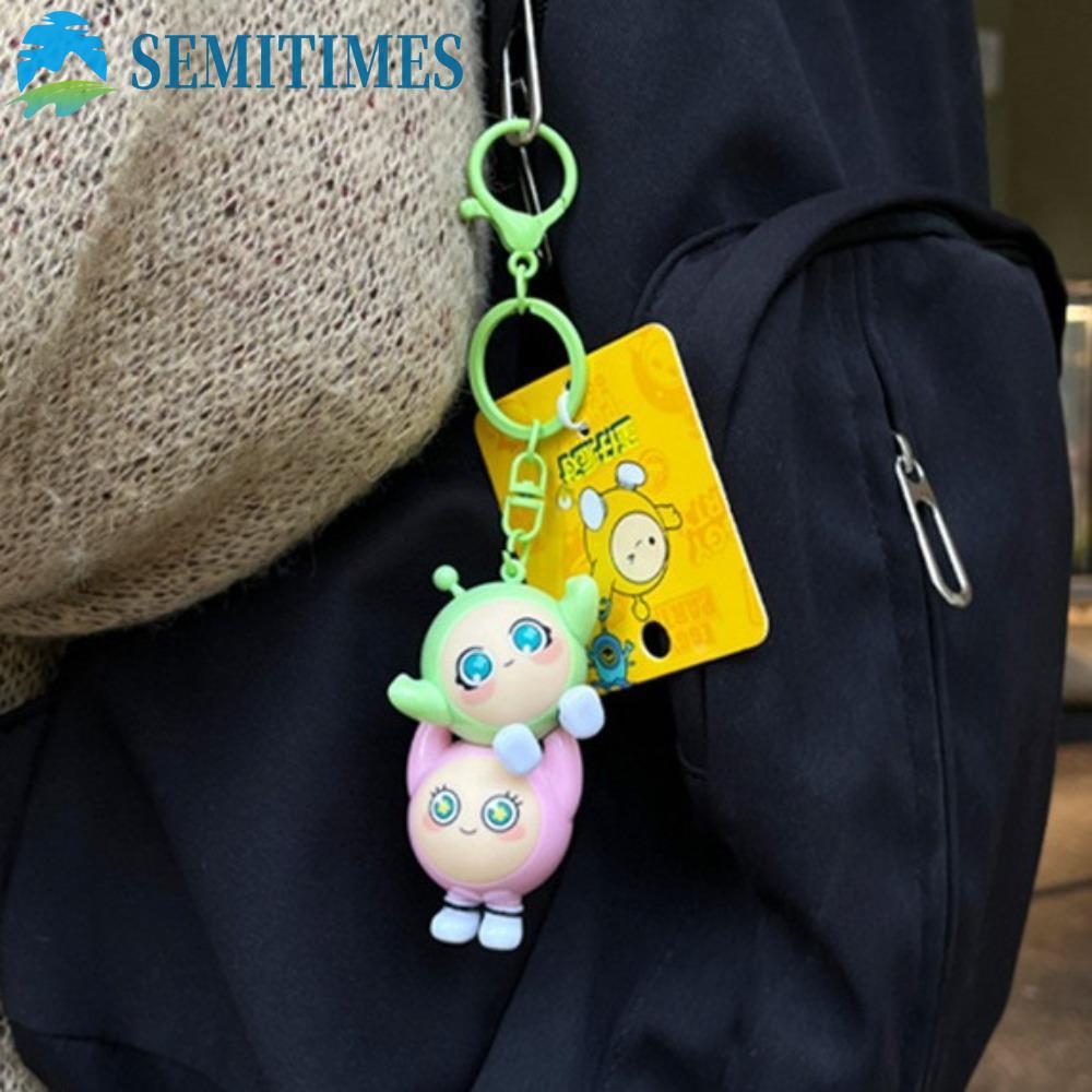 LUNAEDGE Eggy Party Móc khóa, Phim hoạt hình dễ thương Eggy Party Bag Mặt dây chuyền, Chìa khóa ô tô