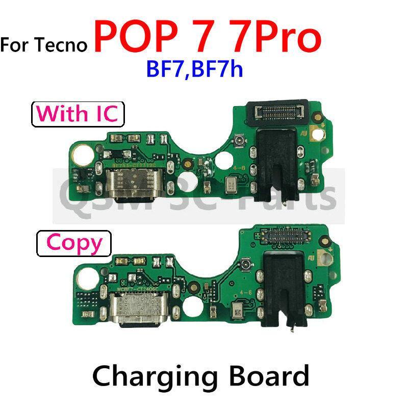 Đế Sạc Cổng Sạc USB Cắm Ban Cáp Mềm Cho Tecno POP 7 POP 7pro BF7 BF7n