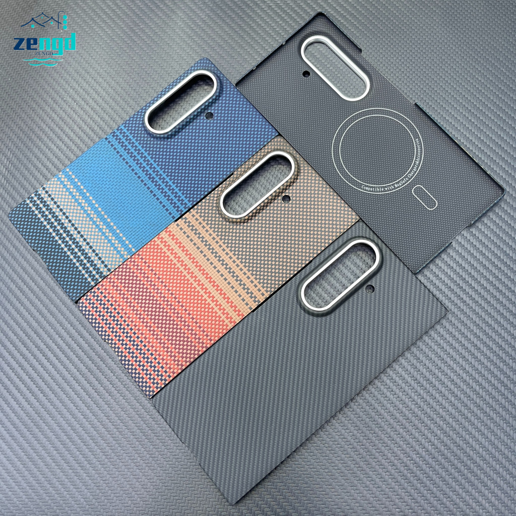 Dành cho Samsung Z Fold7 Kevlar Ốp từ tính - Sạc không dây Tương thích với thiết kế mỏng cho điện th