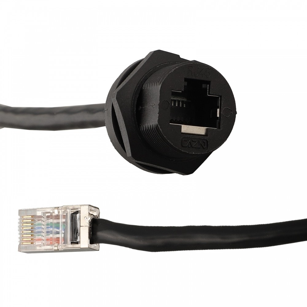 【Clearance】Plug and Play Network Switch Coupler Threaded Female Socket Waterproof Connector【LAGO-VN】