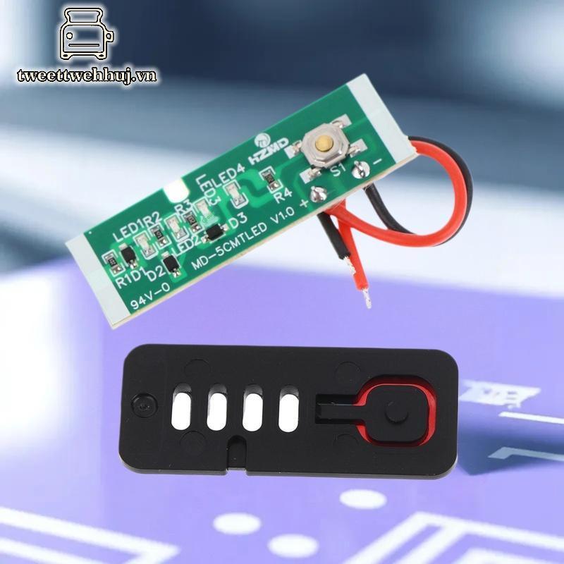 Nhíp 1 / 3 / 5 Cái 5S 18V 21V Li-Battery Màn Hình Hiển Thị Điện Bảng Hiển Thị LED Máy Khoan Điện Tua
