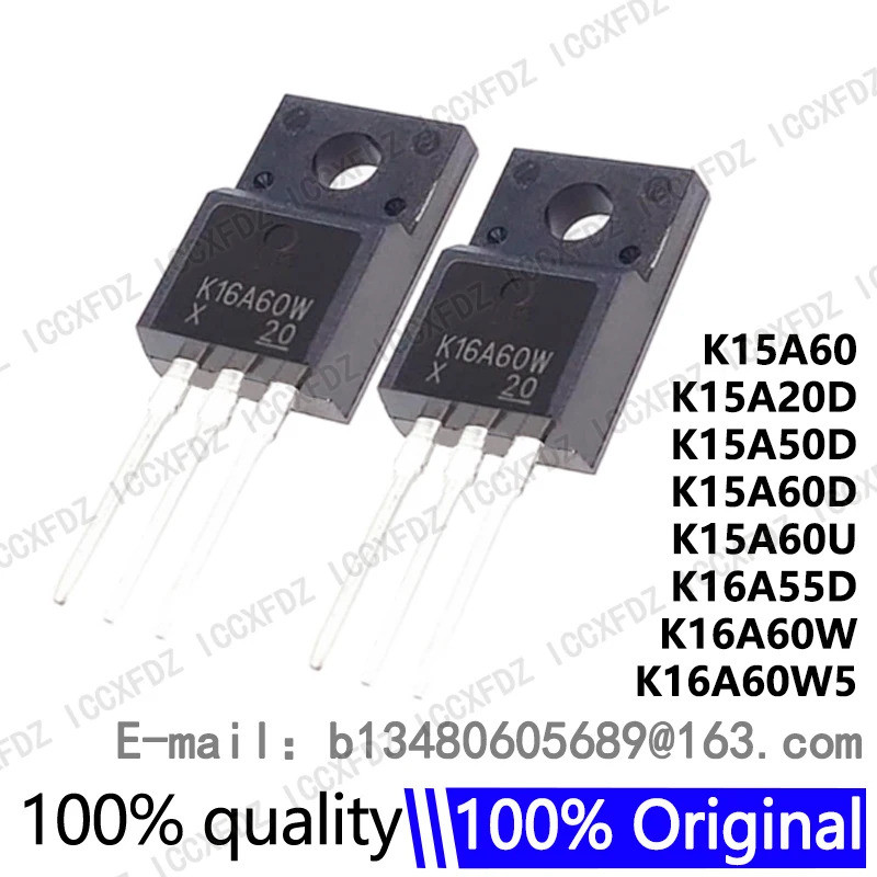 5 Chiếc K15A20D K15A50D TO-220F K15A60D K15A60U K16A60W K16A55D K15A60 K16A60W5 Hiệu Ứng Trường Tran
