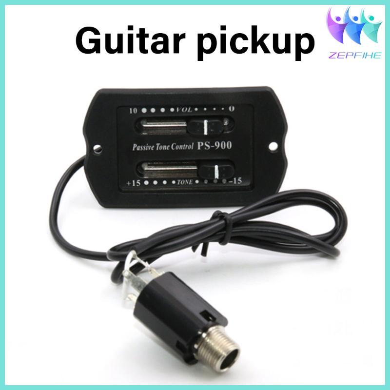 Nio Acoustic Guitar 2 Band EQ Preamp Amplifier Equalizer Guitar Pickup Piezo Systems