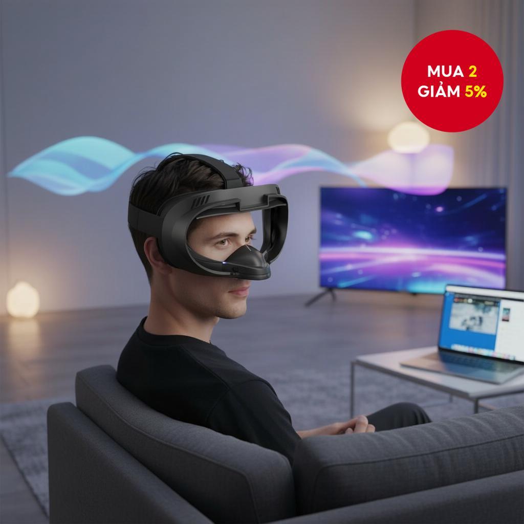 1 cái Đệm Mặt PU Foam & Lót Bao Cho Oculus Quest 2, Chống Mồ Hôi - Phụ Kiện VR Cho Meta Quest 2