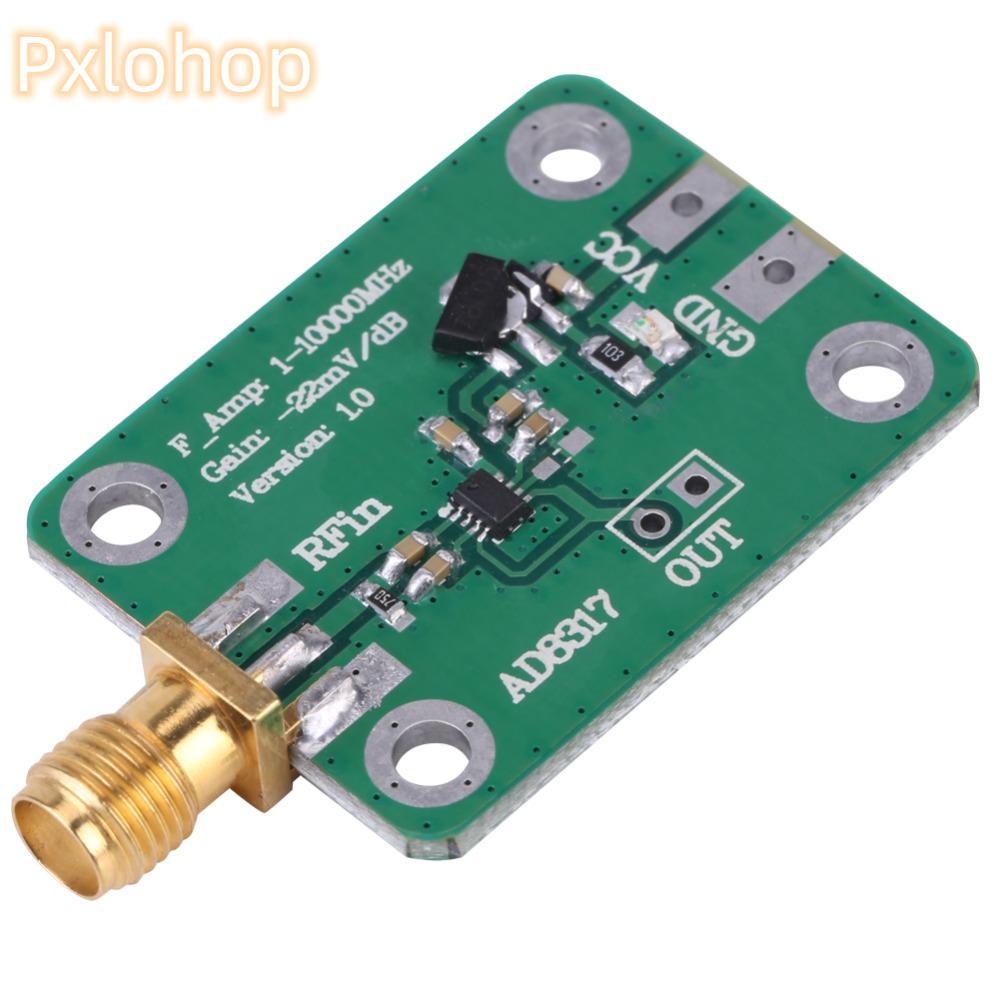 Đồng hồ đo công suất đầu ra nhật ký PXLOHOP, -55dBm đến 0dBm 1M-10000 MHz AD8317 Máy dò logic Phát h
