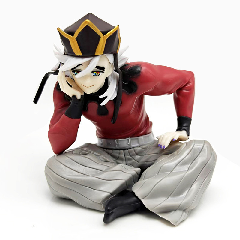 8.5cm Kimetsu no Yaiba Anime Hình Douma Trên Hai Nhân Vật Hành Động Douma Mì Chặn Hình Tượng PVC Bộ 